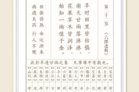 观音灵签第一百签上上签