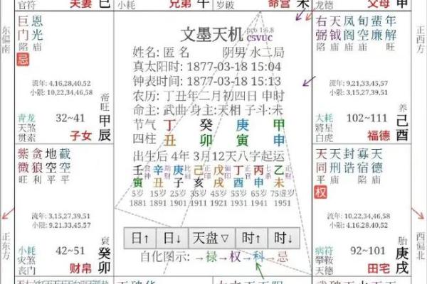 紫薇斗数性格定盘