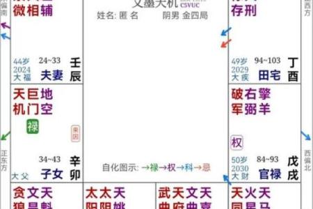 紫薇斗数大运查询表