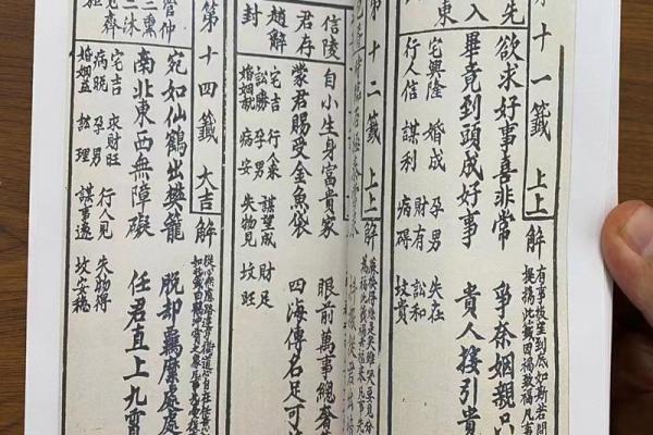 观音58灵签