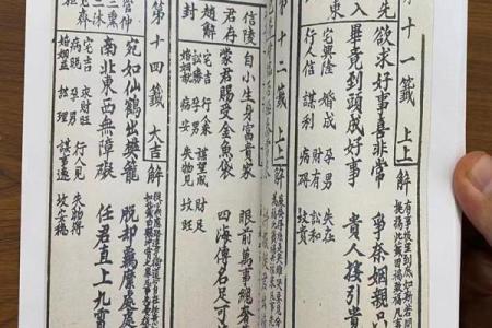 观音58灵签