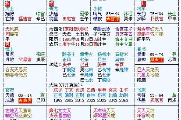 紫薇与斗数
