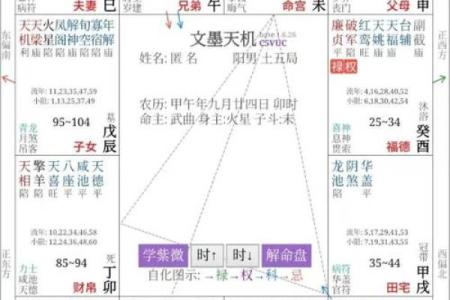 紫微斗数之诸星值限年运气推断：魁钺星之限年