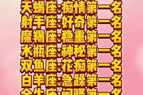不同星座的专属之歌有哪些