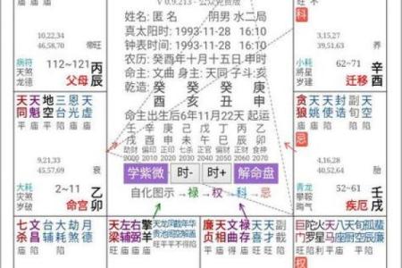 紫薇斗数手机排版