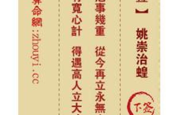 观音灵签第五十签精髓
