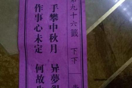 观音灵签六十五解签