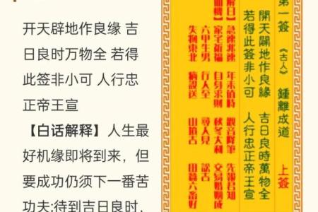 观音灵签100签全解83