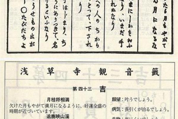 观世音灵签50签解签