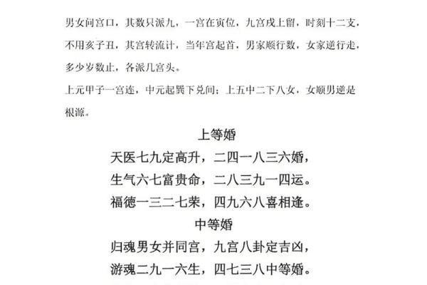 合婚算命怎么算