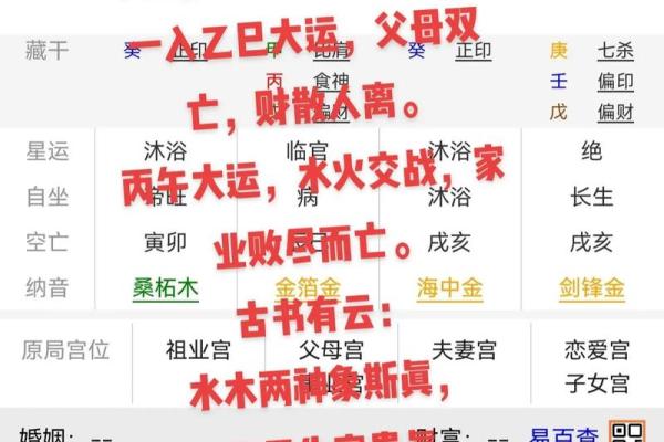 八字水木
