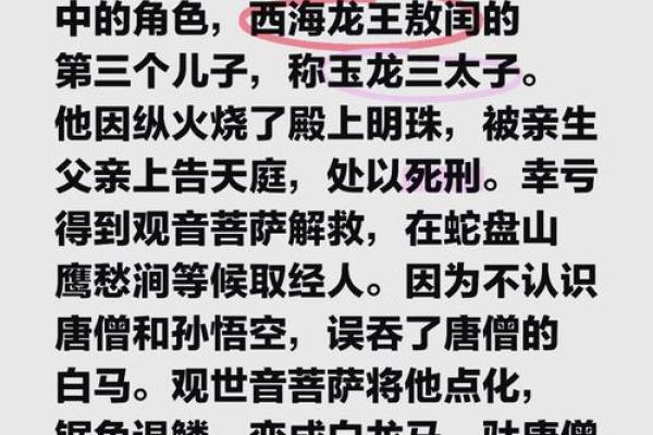 白龙八字