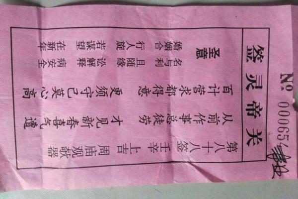 关公庙灵签保佑