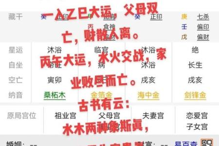 八字水木