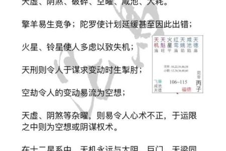 紫微斗数诸星落命宫之：阴煞星详解