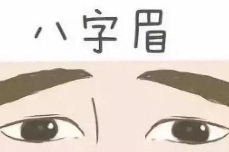 八字眉的男人面相图解 倒八字眉有何区别