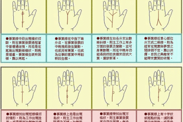 男人九种手相算命图解