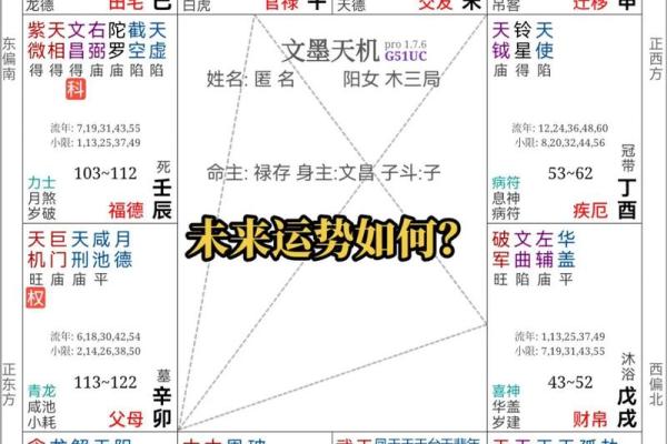 紫微斗数之后天运势－－岁限的分析推断：看流年
